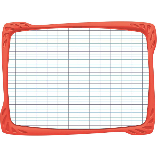 Ardoise blanche - Effaçable - Pour l'école - Incassable - Inclus brosse + feutre - Maped
