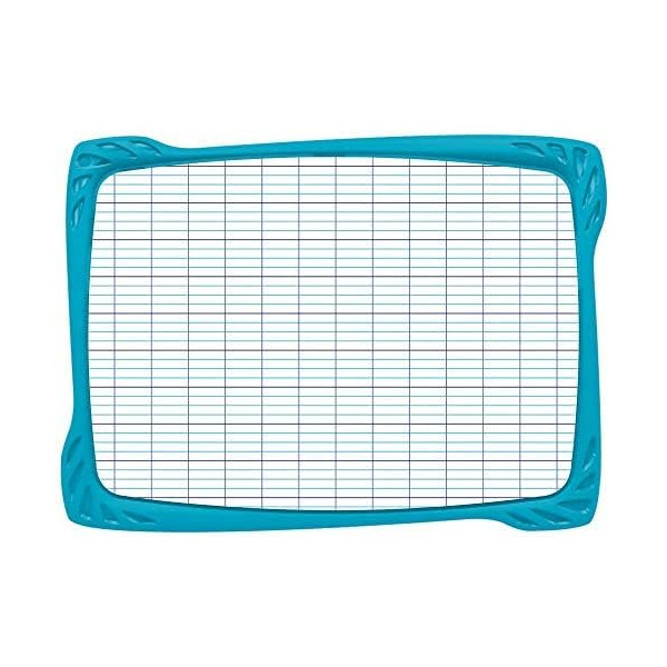 Ardoise blanche - Effaçable - Pour l'école - Incassable - Inclus brosse + feutre - Maped