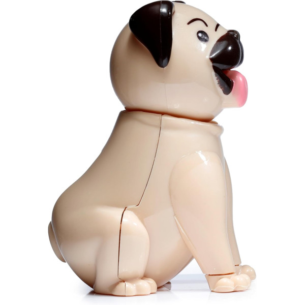 Figurine - Chien - Carlin - Humour - Décoration - 10cm de hauteur