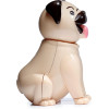 Figurine - Chien - Carlin - Humour - Décoration - 10cm de hauteur