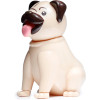 Figurine - Chien - Carlin - Humour - Décoration - 10cm de hauteur