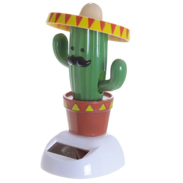 Figurine - Cactus avec un sombrero - Humour - Décoration - Bureau