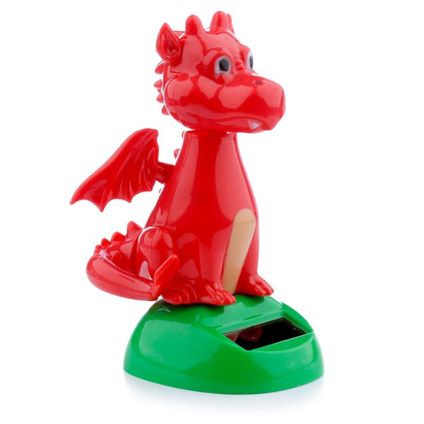 photo-Figurine - Dragon Gallois - Décoration - Pour le bureau - Fonctionne à l'énergie solaire
