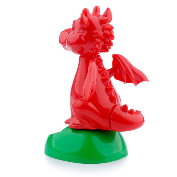 Figurine - Dragon Gallois - Décoration - Pour le bureau - Fonctionne à l'énergie solaire