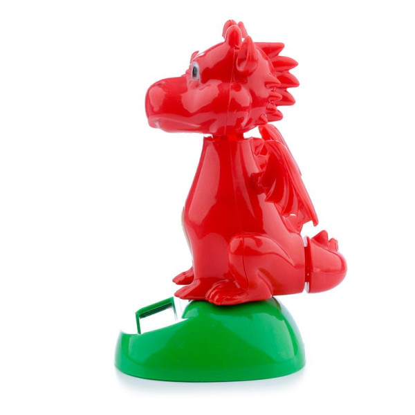 Figurine - Dragon Gallois - Décoration - Pour le bureau - Fonctionne à l'énergie solaire