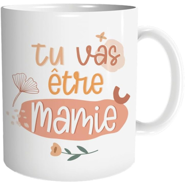 photo-Tasse - Mug - Tu vas être mamie - Grand-mère - Fête des mamies - Cadeau original