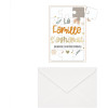 Carte puzzle - Annonce naissance originale - La famille s'agrandit - 15x10cm