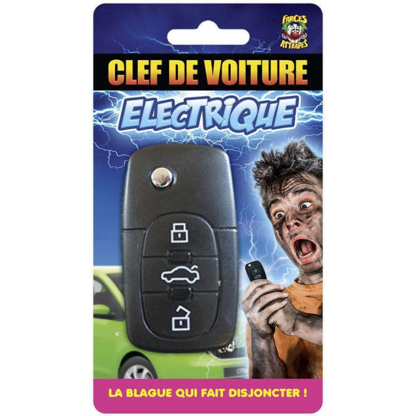 photo-Porte-clé de voiture - Fausse clé de voiture - Electrochoc - Humour - Farce
