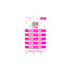 Bracelets - Team EVJF - Enterrement vie de jeune fille - Lot de 5 - Rose - Mariage