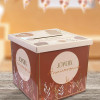 Urne en carton - Anniversaire - A monter - 20x20x20cm - Cagnotte anniversaire