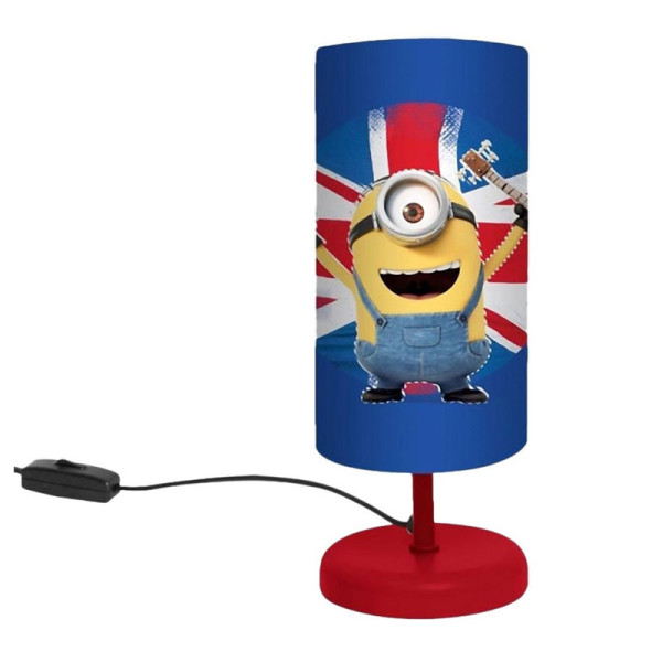 photo-Lampe de chevet - Les minions - Hauteur 31cm - Pied métal - Chambre - Enfant