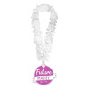 photo-Collier de fleurs blanches - Déguisement - EVJF - Future mariée - Enterrement vie jeune fille