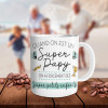Tasse - Quand on est un super papy - Grand-père - Idée cadeau originale