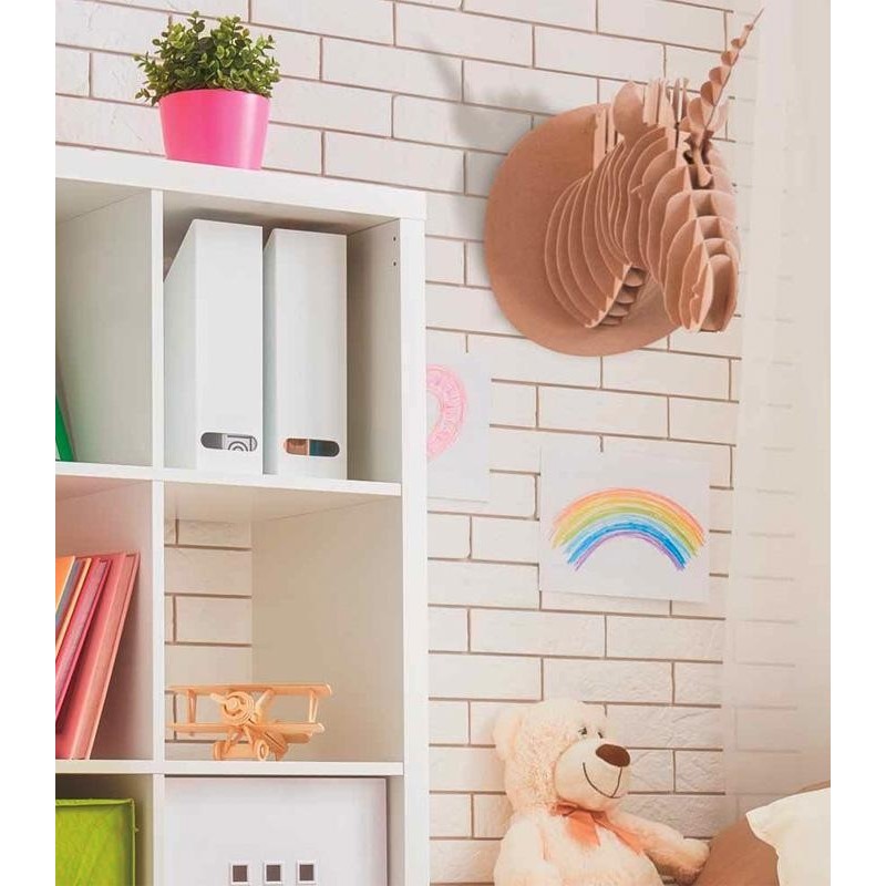 Trophée Mural En Carton - La Licorne - Ctop | à seulement 5,99 €