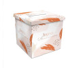 photo - Urne en carton - Anniversaire - 20x20x20cm - Cagnotte anniversaire - Blush party