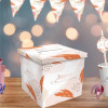 Urne en carton - Anniversaire - 20x20x20cm - Cagnotte anniversaire - Blush party