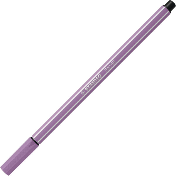 Feutre de dessin STABILO Pen 68 - pointe moyenne - Mauve glycine 62
