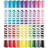 10 feutres de coloriage - Double pointes - 2 en 1 - Encre lavable - Maped - Color'peps duo colors