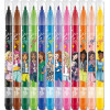 12 feutres de coloriage - Barbie - Enfant - Pointe moyenne - Encre lavable - Maped