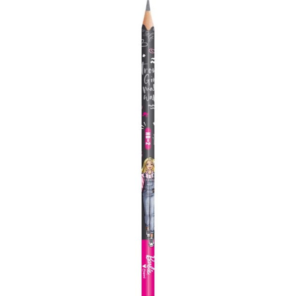 Lot de 6 crayons graphite - HB - Barbie - Enfant - Scolaire - Maped