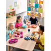 Boîte à déjeuner et goûter - Plastique - Rose - 2 compartiments - 1,4 L - 15 x 17 cm -Maped