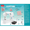 Machine à coudre - Pour enfant - Dès 8 ans - Inclus tissus, fils, aiguilles - Maped Creativ