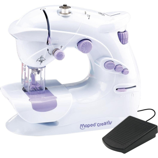 Machine à coudre - Pour enfant - Dès 8 ans - Inclus 4 projets - Maped Creativ