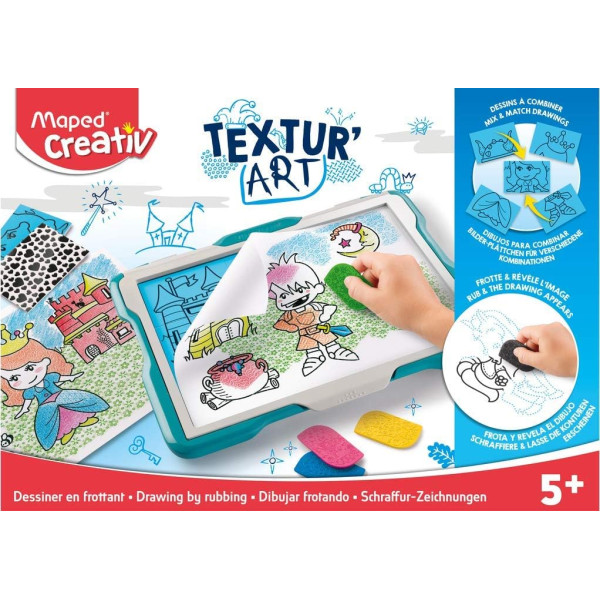 photo-Tablette à dessin - Pour enfant - Dès 5 ans - Effaçable - Inclus modèles - Maped Creativ