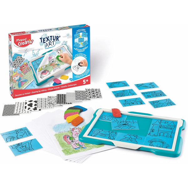 Tablette à dessin - Pour enfant - Dès 5 ans - Effaçable - Inclus modèles - Maped Creativ