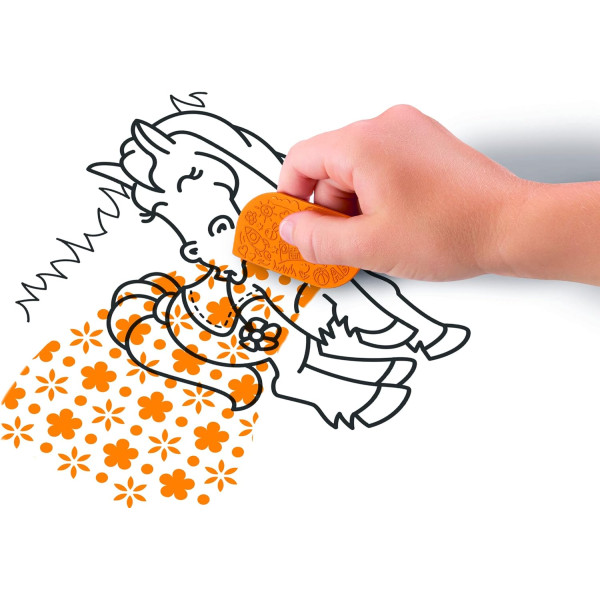 Tablette à dessin - Pour enfant - Dès 5 ans - Effaçable - Inclus modèles - Maped Creativ