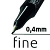 Feutre d'écriture - Violet - Pointe fine - 0,4mm - Scolaire - Maped - Graph'Peps