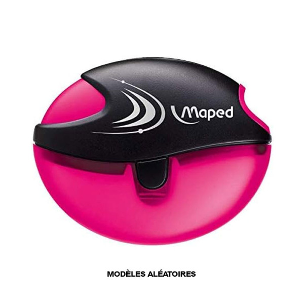 Taille-crayons - 1 trou - Avec réservoir - Pour crayons - Scolaire - Maped