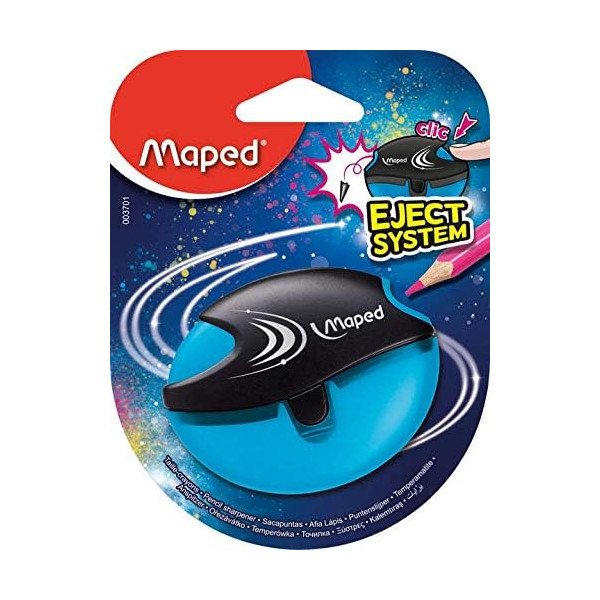 Taille-crayons - 1 trou - Avec réservoir - Pour crayons - Scolaire - Maped