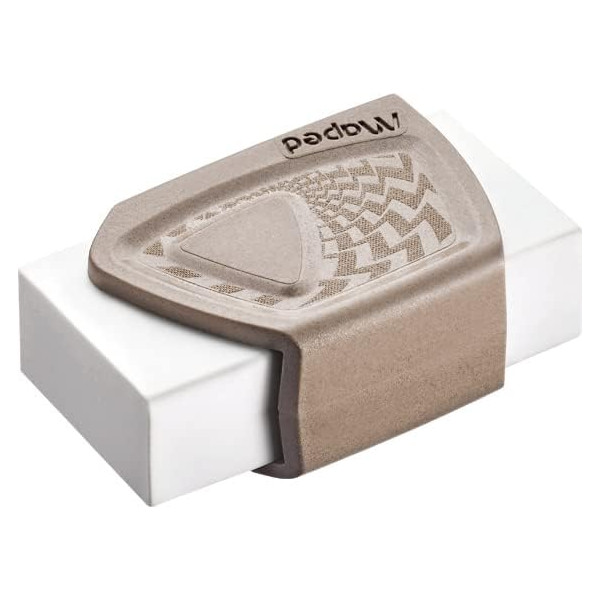 lot de 2 gommes blanches - Précision - Avec étui de protection en plastique - Maped - Smiling Planet