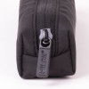 Trousse - Noir - Ronde - Petit modèle - Scolaire - 20,5x4,5x5cm - Milan