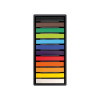 Pastels - Souple - Tendre - 12 couleurs - Beaux-arts - Scolaire - Milan