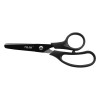Ciseaux - 13 cm - Noir - Lame acier - Bouts ronds - Scolaire - Loisirs créatifs - Milan