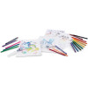 Coffret coloriage - Barbie - Peinture aquarelle - 5 affiches + 18 crayons - Maped