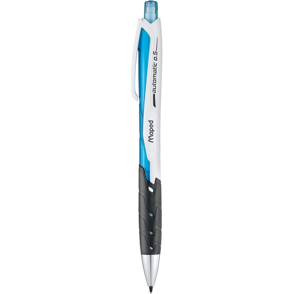 Porte-mines - HB - 0.5mm - Mine rétractable - Avec étui 12 mines - Scolaire - Maped