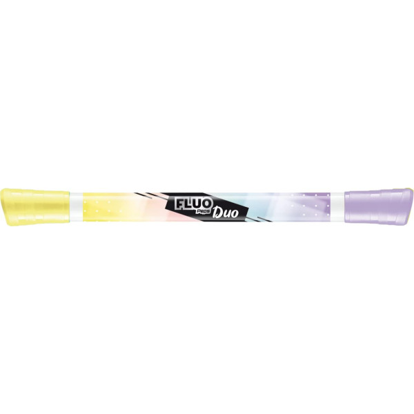 Etui de 3 surligneurs - Bicolore - Double pointe - Couleurs pastel - Maped - Fluo'peps Duo