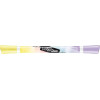 Etui de 3 surligneurs - Bicolore - Double pointe - Couleurs pastel - Maped - Fluo'peps Duo