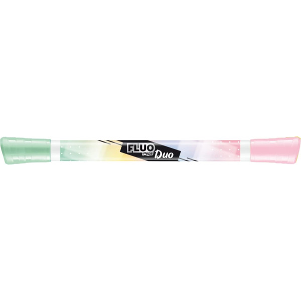 Etui de 3 surligneurs - Bicolore - Double pointe - Couleurs pastel - Maped - Fluo'peps Duo