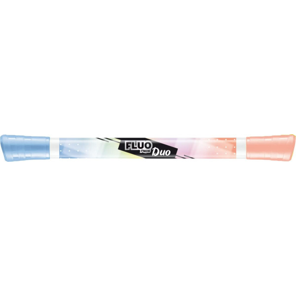 Etui de 3 surligneurs - Bicolore - Double pointe - Couleurs pastel - Maped - Fluo'peps Duo