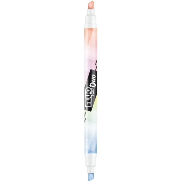 Etui de 3 surligneurs - Bicolore - Double pointe - Couleurs pastel - Maped - Fluo'peps Duo