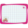 Ardoise blanche - Effaçable - Inclus feutre + brosse - 2 faces - Barbie x Maped