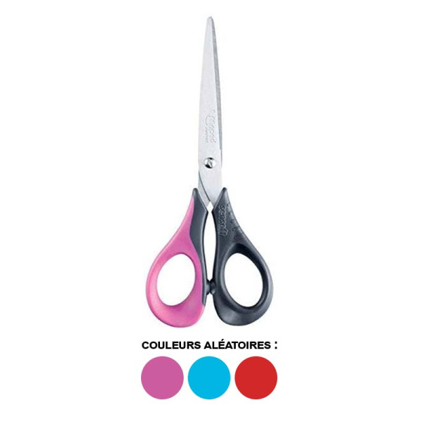 Ciseaux scolaire - Anneaux souples - Ergonomique - 16 cm - Sensoft - maped