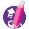 Gomme - Blanche - En tube - Rétractable - Rechargeable - Scolaire - Barbie x Maped