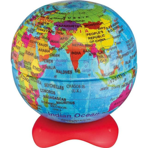 Taille-crayons - Globe terrestre - Avec réservoir - Métal - 1 trou - Scolaire - Maped