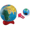 Taille-crayons - Globe terrestre - Avec réservoir - Métal - 1 trou - Scolaire - Maped