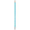 Crayons graphite - HB - Avec embout gomme - Couleurs pastel - Maped